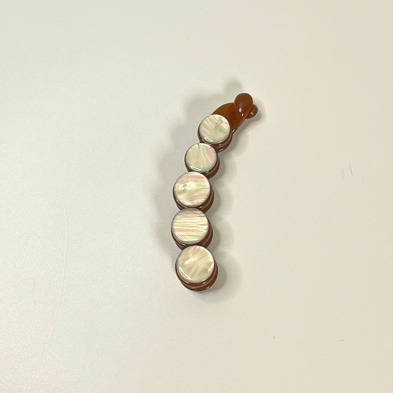 Pearl Disc Hair Banana Clip