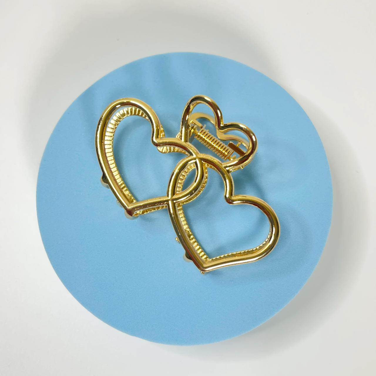 Metal Hair Claw - Gold