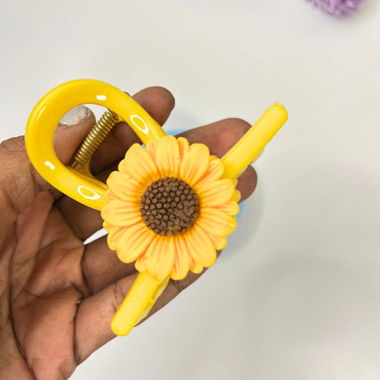 Sunflower Hair Claw Clip 🌻
