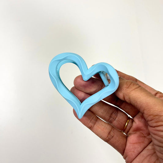 Candy Heart Hair Claw Clip - Medium