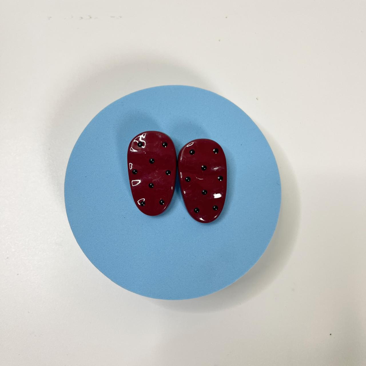 Dot Charm Hair Clips (Set of 2)
