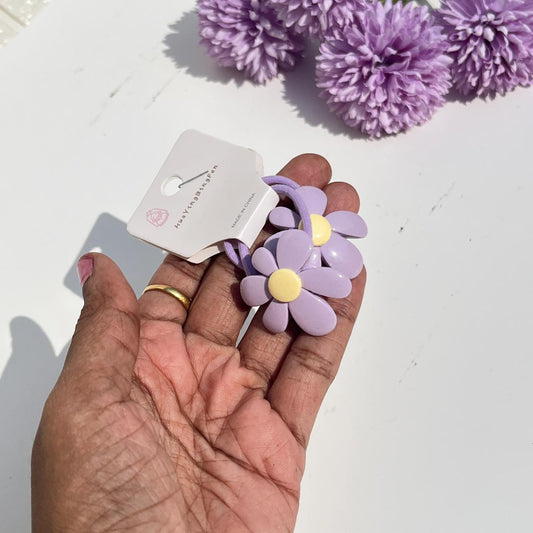Daisy Flower Elastic Hair Ties (Set of 2)