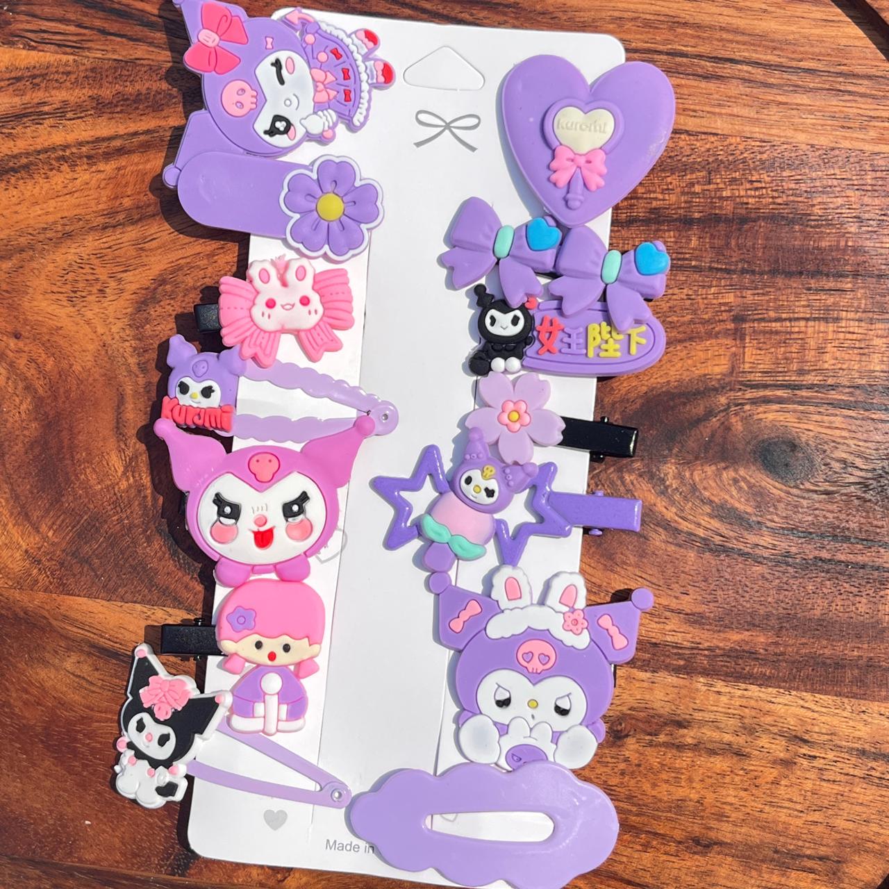 Kawaii Cartoon Hair Clips Set