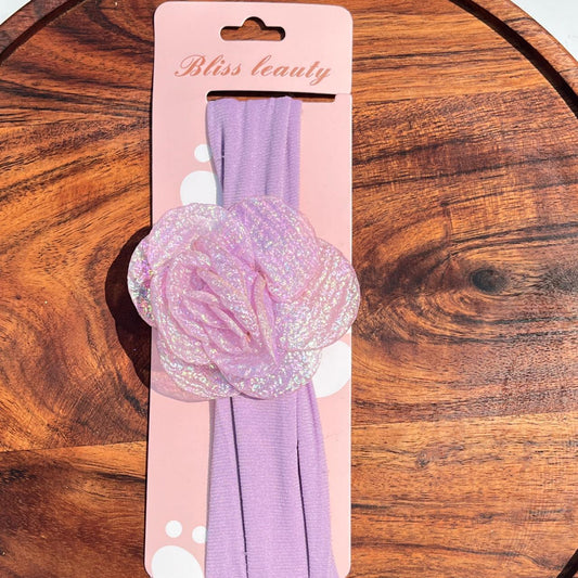 Glitter Nylon Baby Headband β Pastel Colors