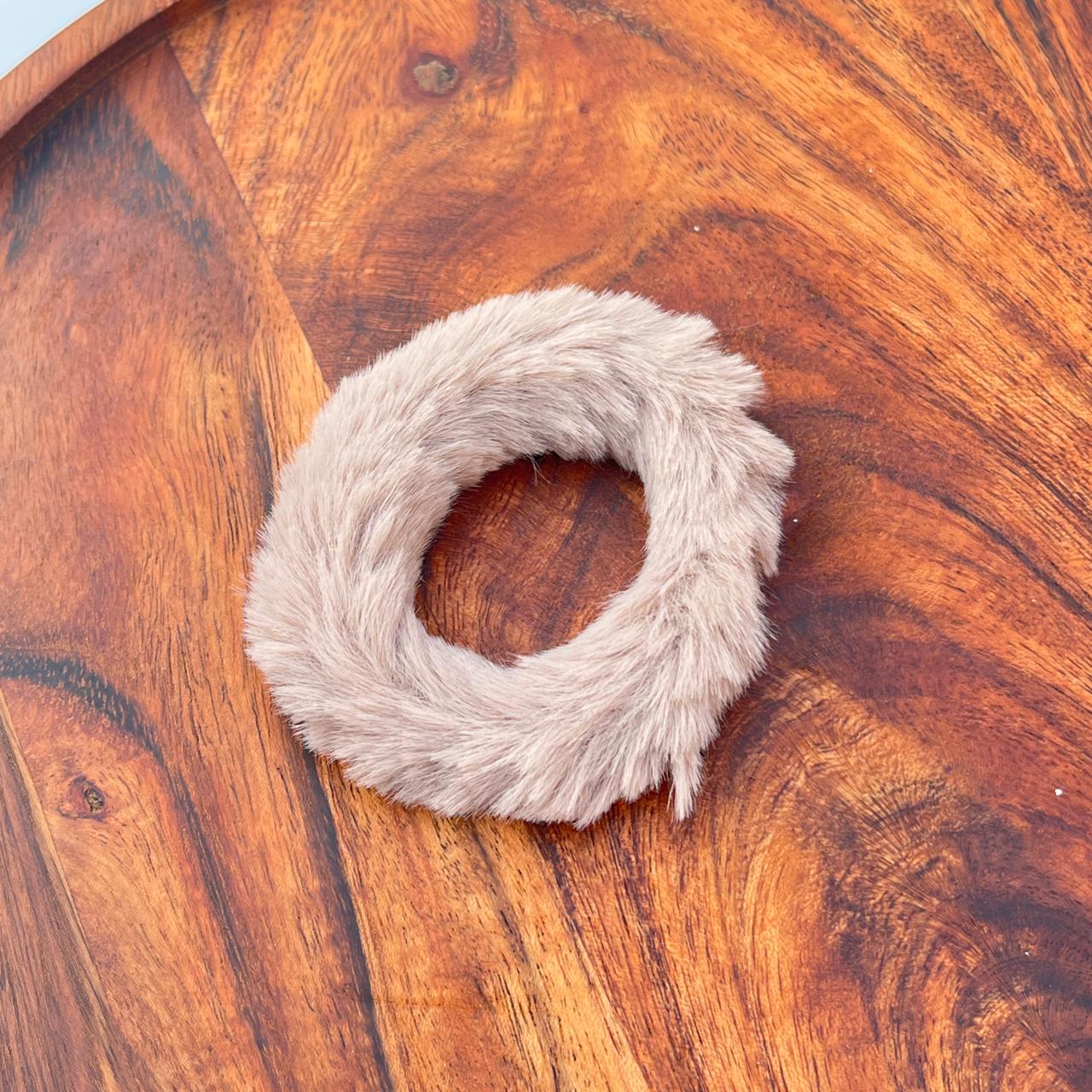Fluffy Fur Elastic Scrunchie Hair Band