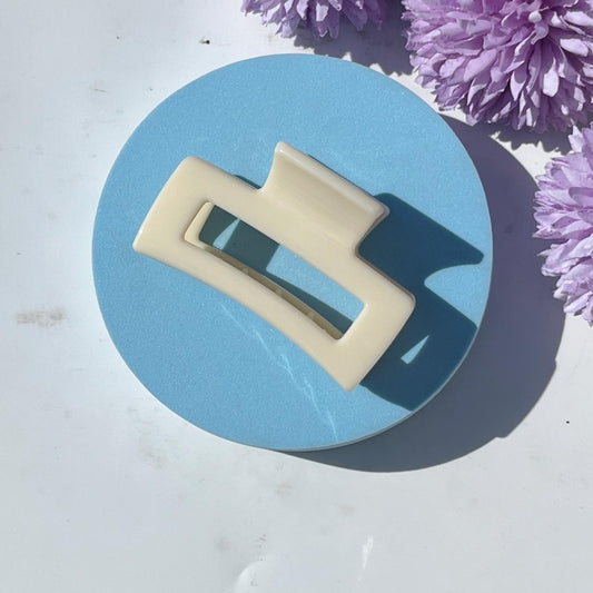Boefini Minimal Rectangle Hair Claw - Medium