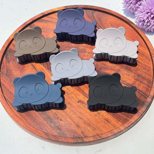 Soft Matte Panda Clip - 7.5cm