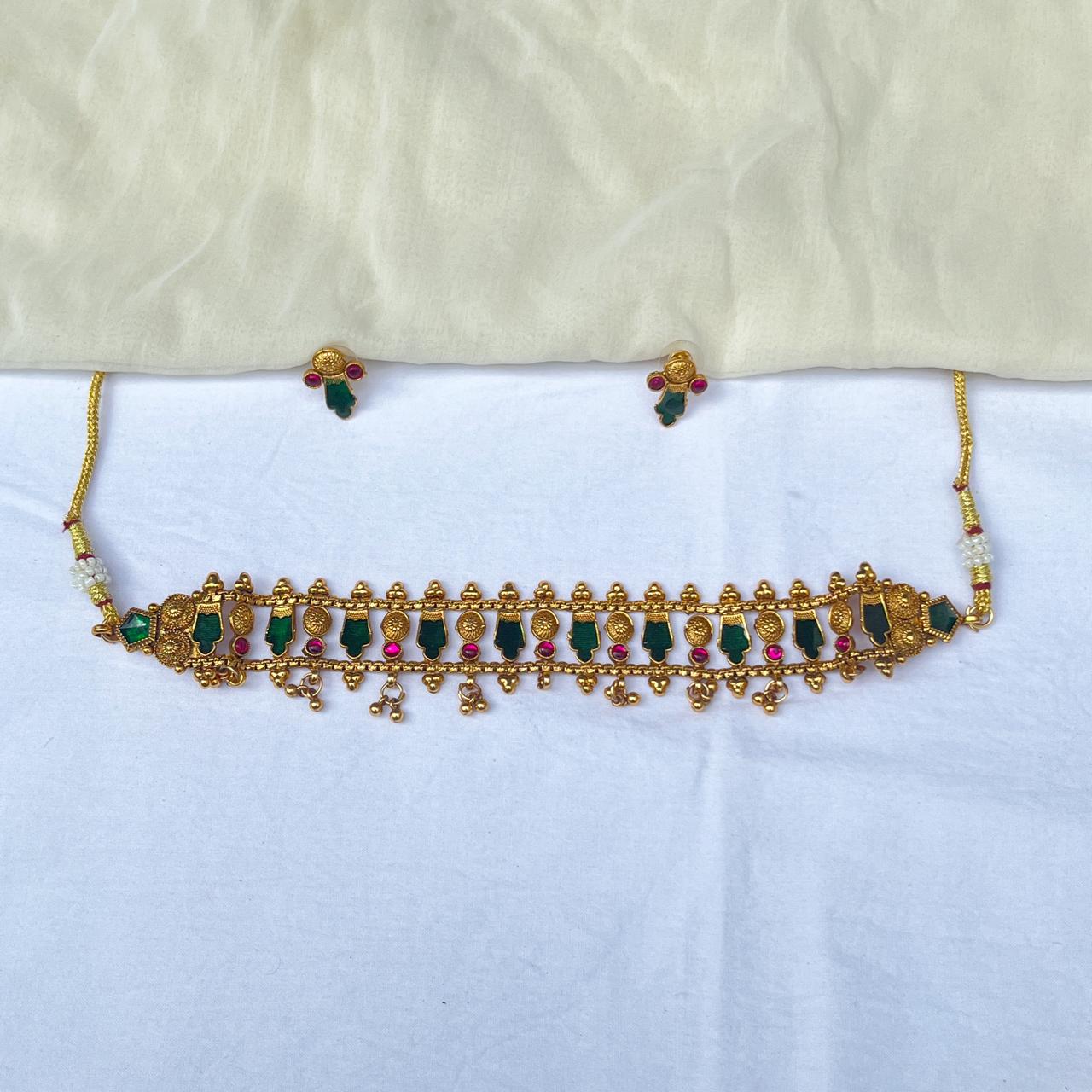 Temple Heritage Antique Choker Set