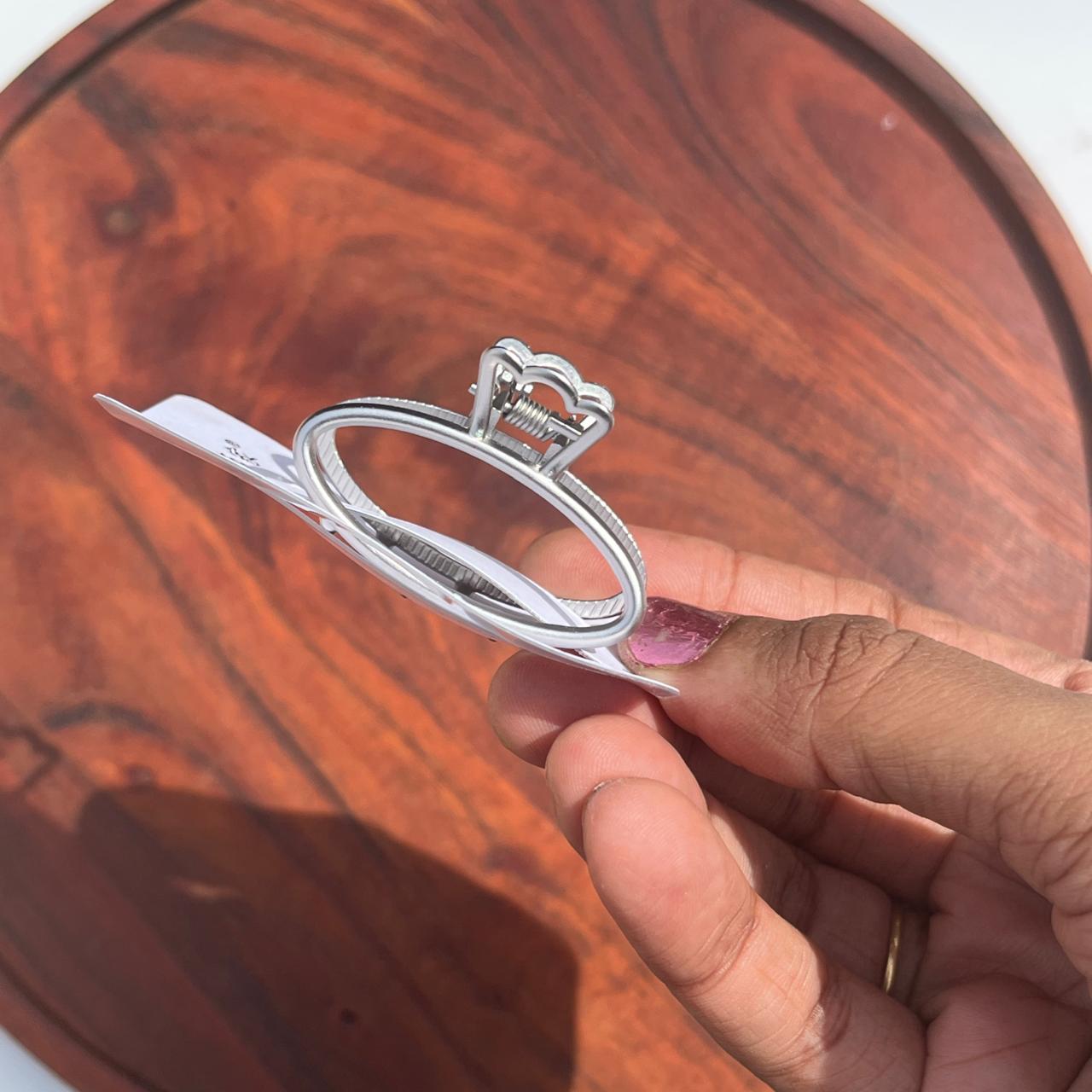 Minimalist Oval Metal Hair Claw Clip - Medium 5cm
