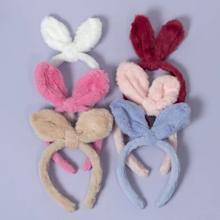 Fluffy Bunny Ear Headband 🐰✨