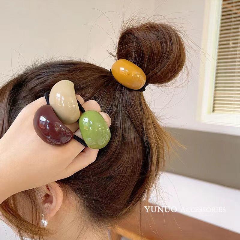 Minimalist Resin Hair Tie-  Pack of 1