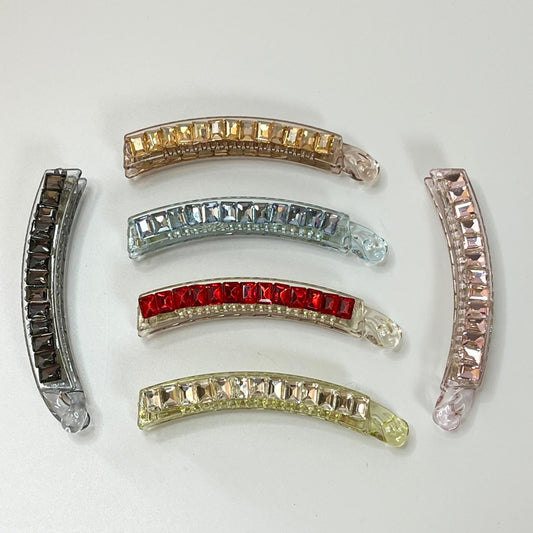 Crystal Stone Elegant Hair Banana Clip