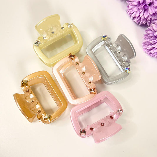 BOFEINI Crystal Frame Hair Claw Clip