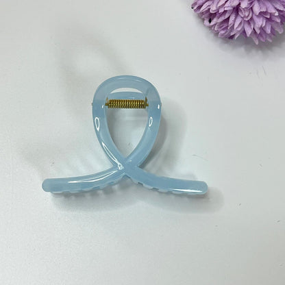 Pastel Loop knot Hair Claw Clip