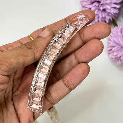 Crystal Stone Elegant Hair Banana Clip