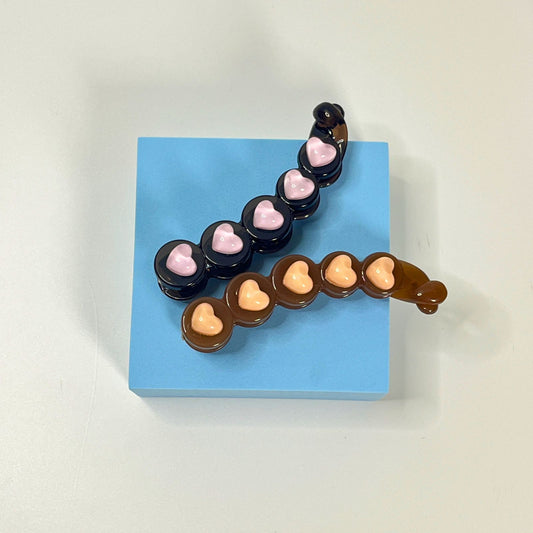 Heart shape Hair Banana Clip