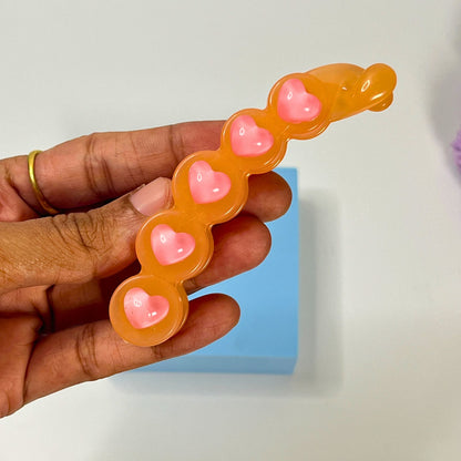 Heart shape Hair Banana Clip
