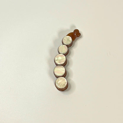 Pearl Disc Hair Banana Clip