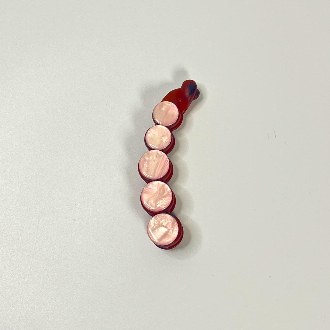 Pearl Disc Hair Banana Clip