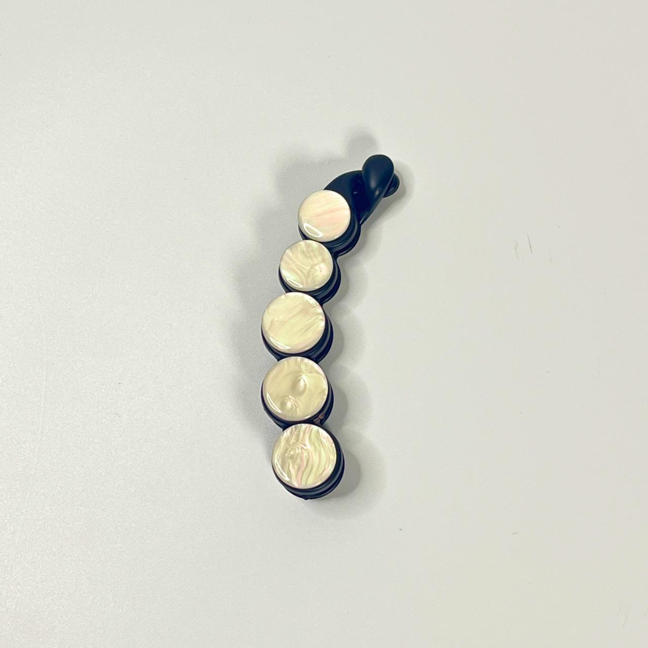 Pearl Disc Hair Banana Clip