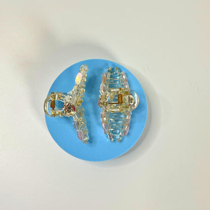 Crystal Bow Transparent Hair Claw