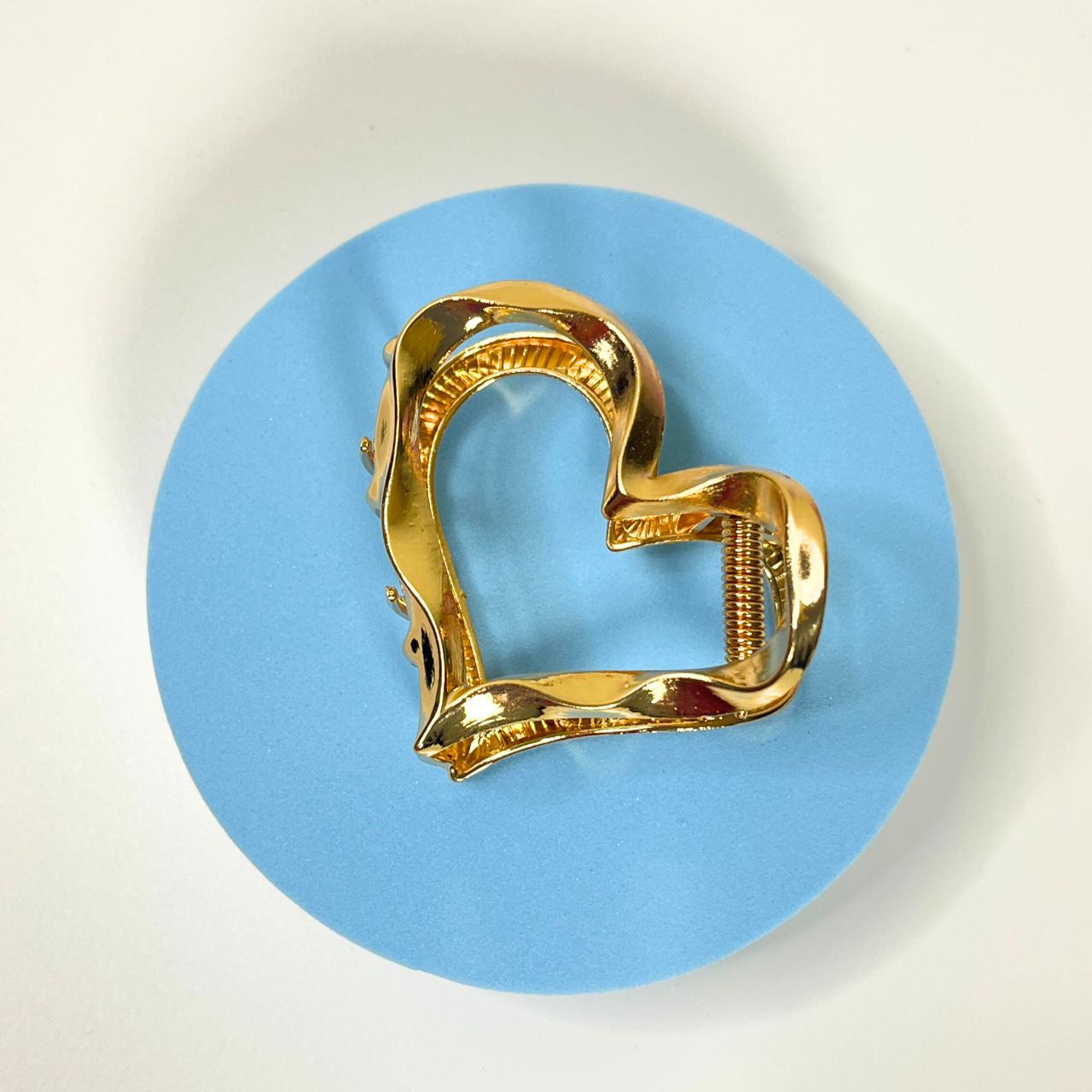 Metal Hair Claw - Gold