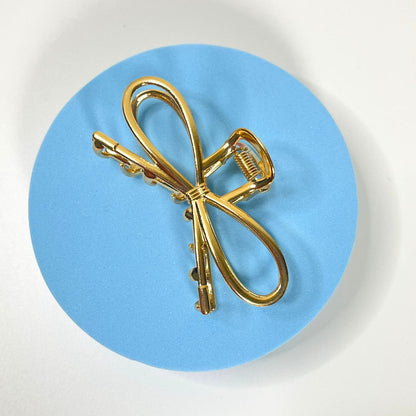 Metal Hair Claw - Gold