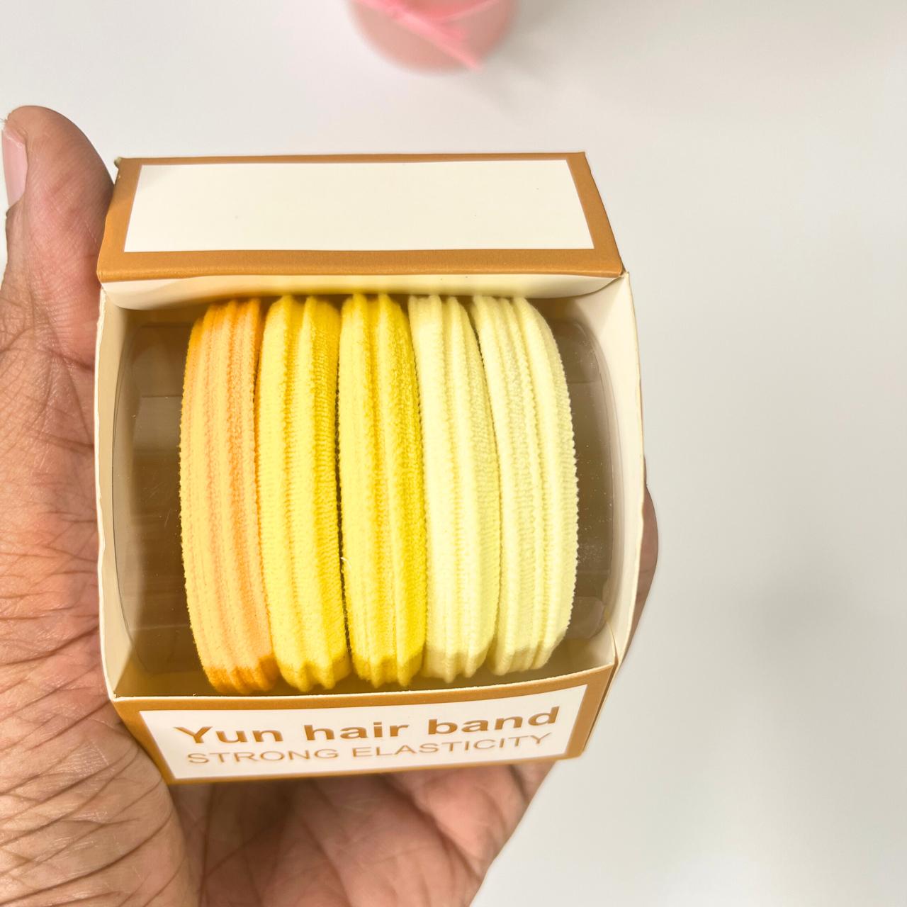 Pastel Pop Hair Elastic Set (Set of 5)