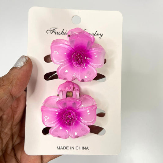 Blossom Flower Hair Claw Clip - Small (Set of 2)