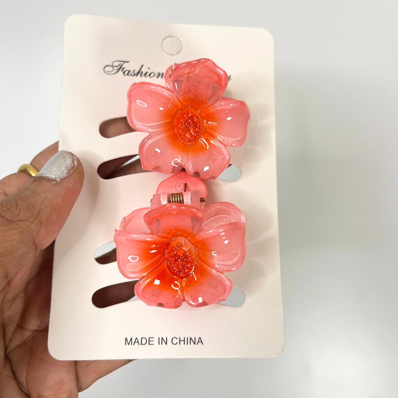 Blossom Flower Hair Claw Clip - Small (Set of 2)