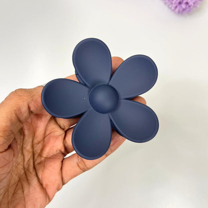 Matte Daisy Flower Hair Claw Clip - Large