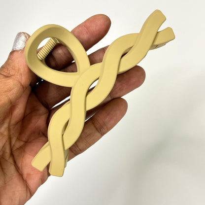 Twist Loop Hair Claw Clip - Large