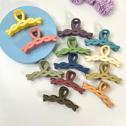 Twist Loop Hair Claw Clip - Large