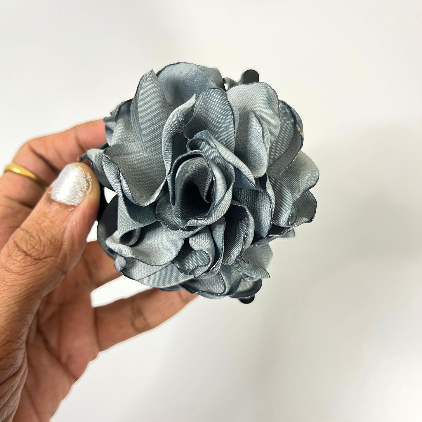 Elegant Fabric Flower Hair Claw