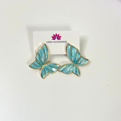 Flutter Bloom Butterfly Earrings