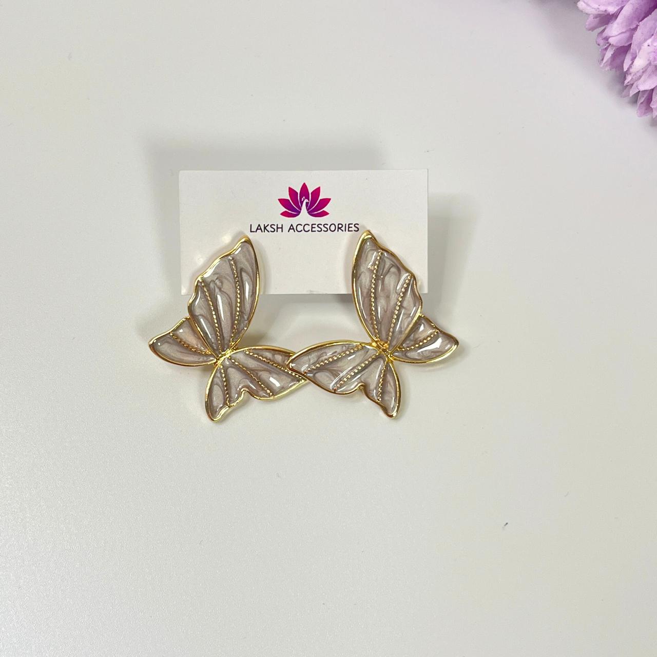 Flutter Bloom Butterfly Earrings
