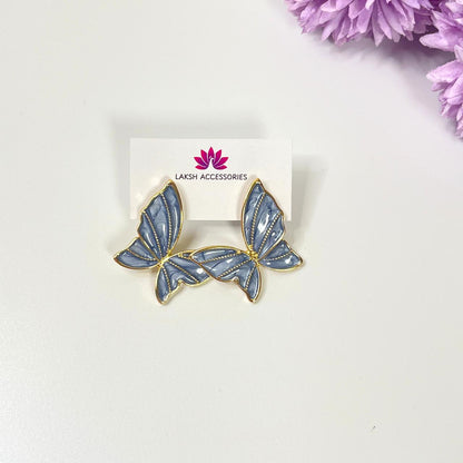 Flutter Bloom Butterfly Earrings