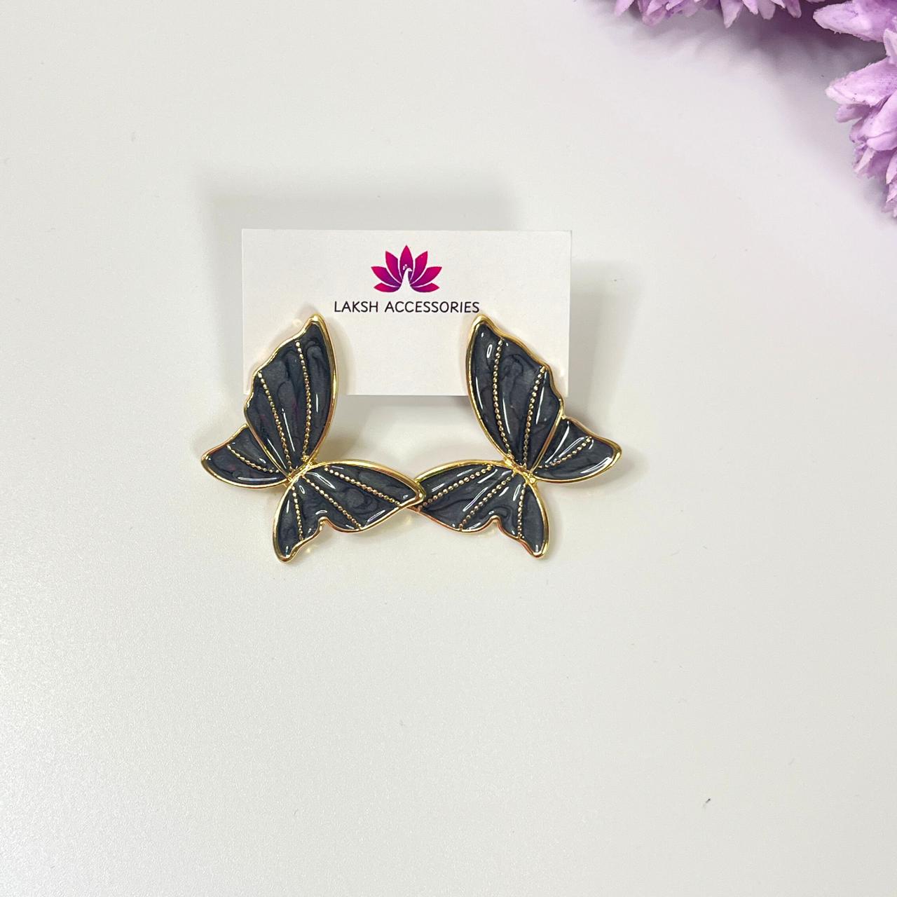 Flutter Bloom Butterfly Earrings