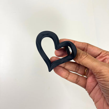 Candy Heart Hair Claw Clip - Medium