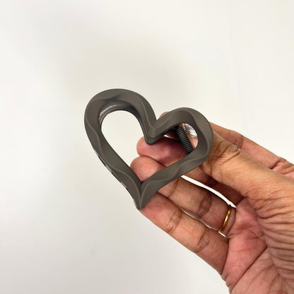 Candy Heart Hair Claw Clip - Medium