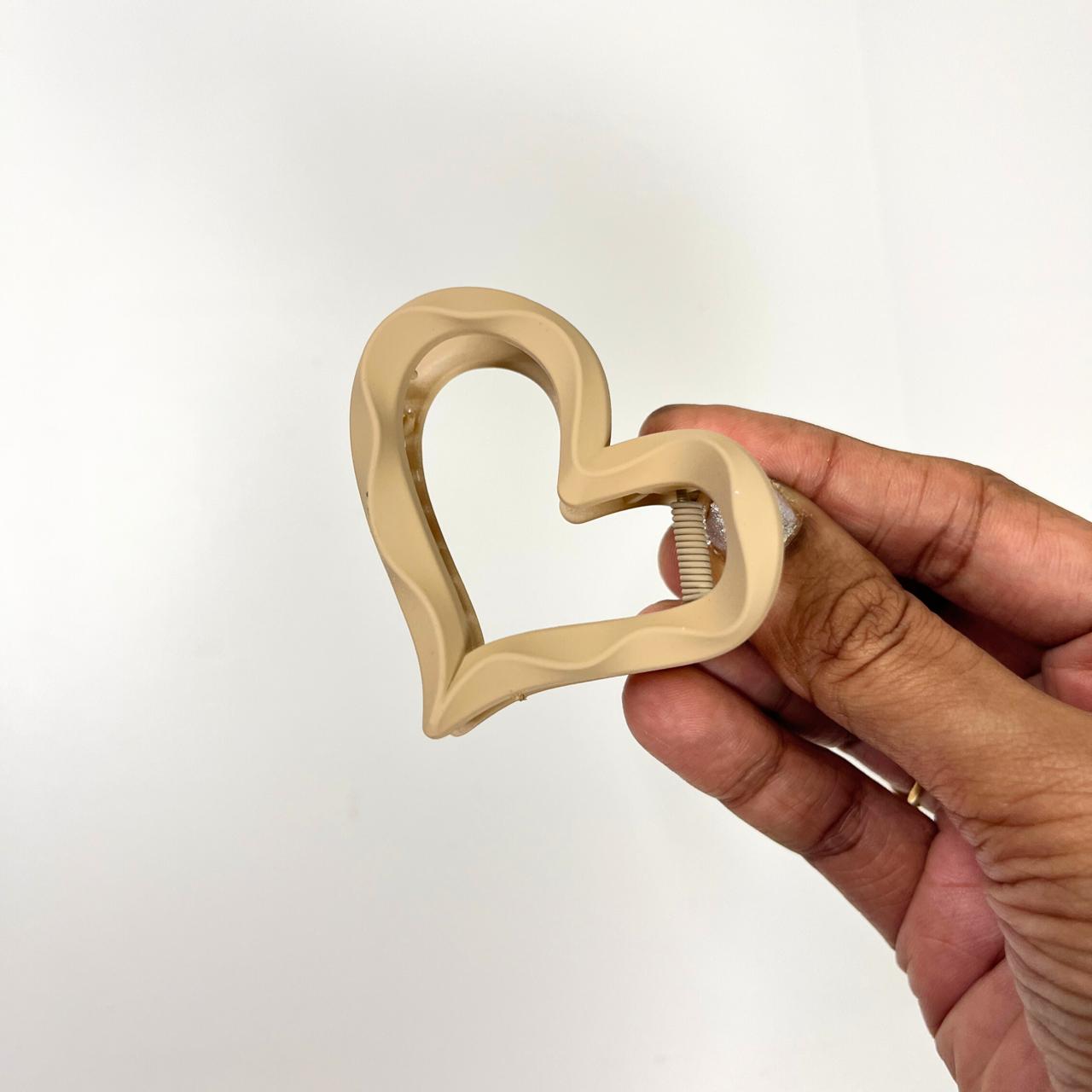 Candy Heart Hair Claw Clip - Medium