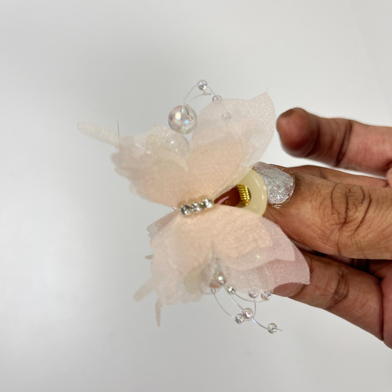 Crystal Butterfly Hair Claw Clip
