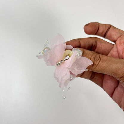 Crystal Butterfly Hair Claw Clip