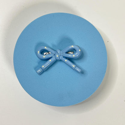 Polka Bow Hair Clip (Pack of 1)