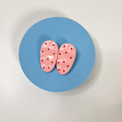 Dot Charm Hair Clips (Set of 2)