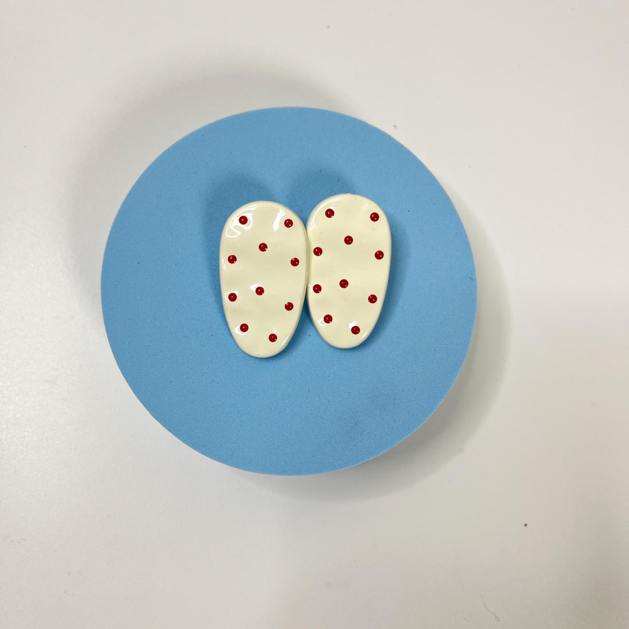 Dot Charm Hair Clips (Set of 2)