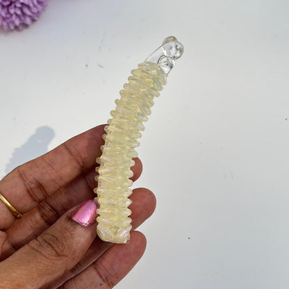Crystal Beaded Banana Hair Clip (10cm)