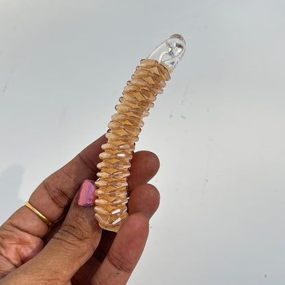 Crystal Beaded Banana Hair Clip (10cm)