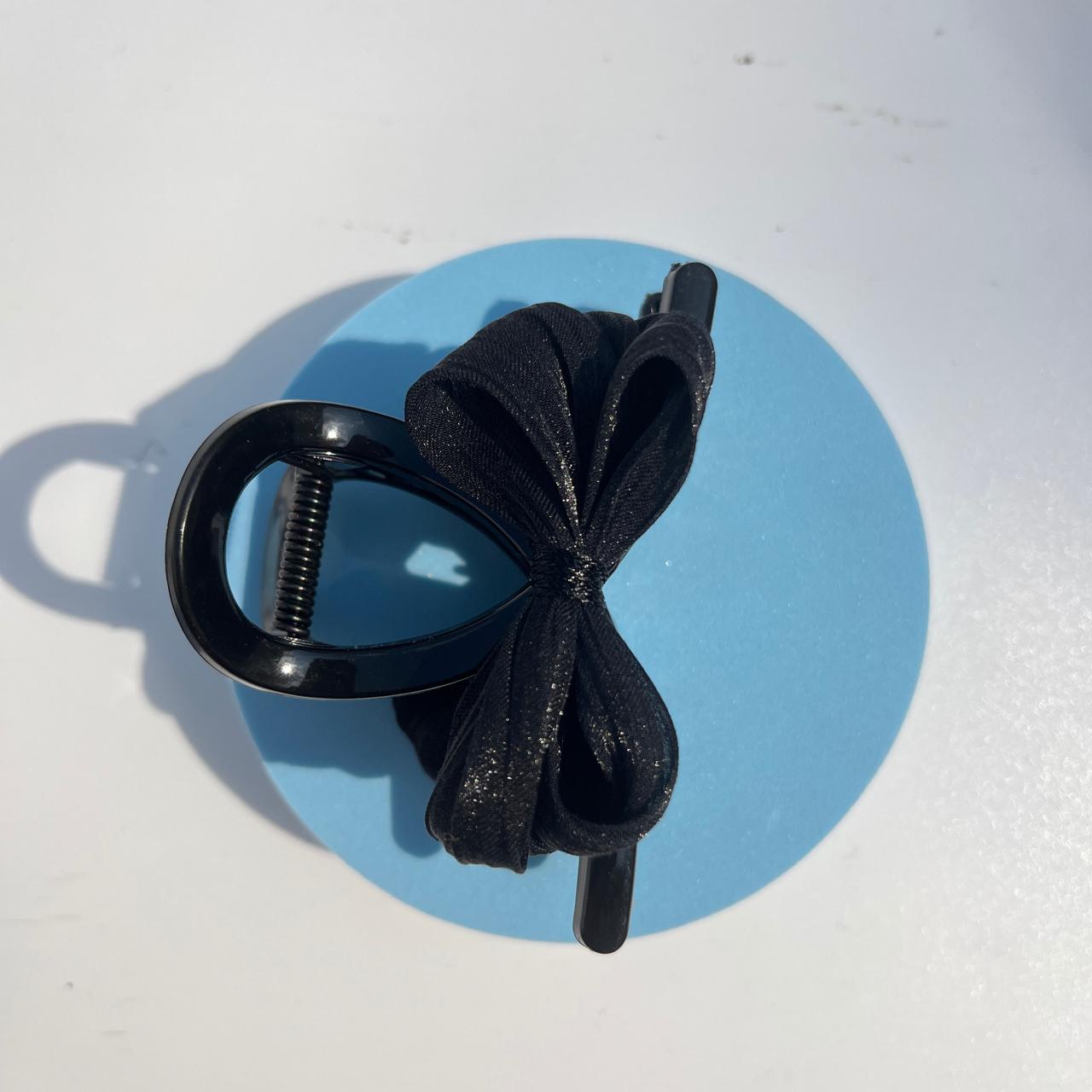 Soft Satin Bow Claw Clip (Medium)