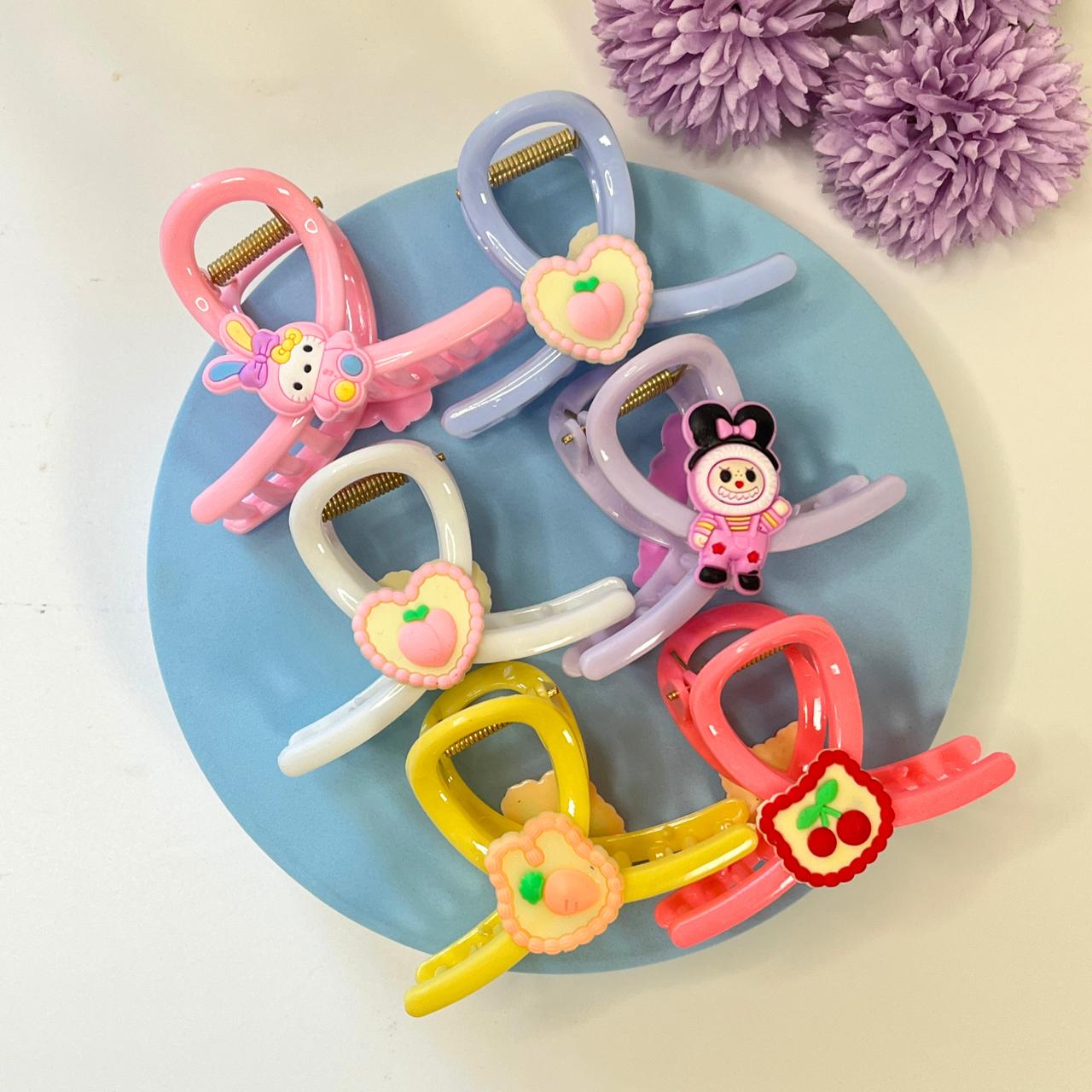 Cute Charm Claw Hair Clip 🍒🐰✨